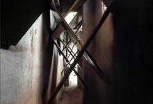 Senza Titolo, 2010, site-specific installation, doors, variable dimension. A project for Opera Rebis, Rome, 2010.
