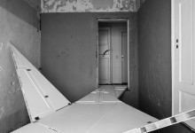 Side-Back-Walk, 2010, site-specific installation, doors, connections and various materials, variable dimension. RSTR#, Munich, 2010