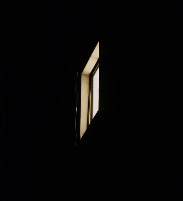 Exile, light installation, artist’s flat, exhibition Spazi incorretti,Rome, 2007